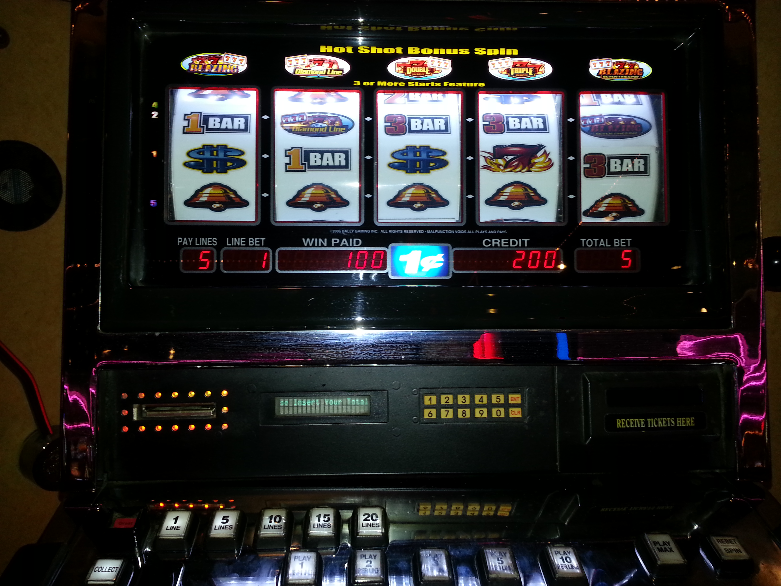 $100 Wheel Of Fortune Slot Machine